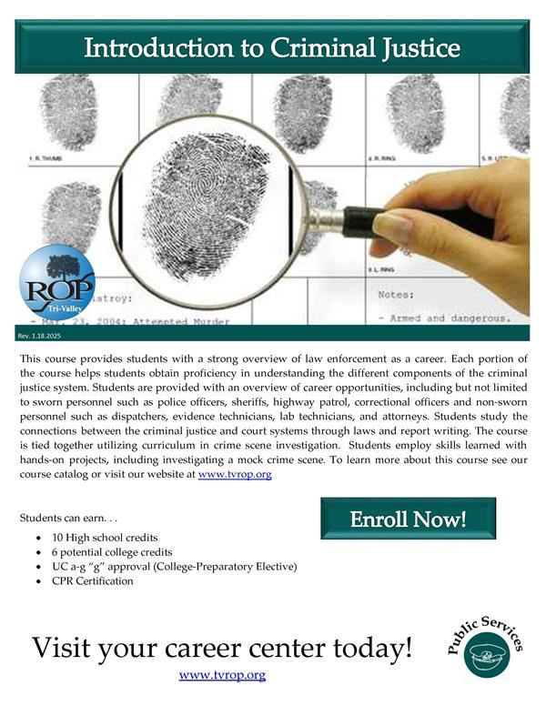  Click link for course information flyer